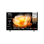 TELEVISOR TCL 43" UHD GOOGLE TV 43V6C
