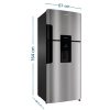 REFRIGERADORA MABE TOP MOUNT 389 LITROS MANUAL RMP389GEU - Image 2