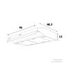 CAMPANA 90 CMX 13CM INOX-IONIZAC - Image 3