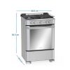 MABE COCINA 60 CM SILVER EM6040FG2 - COCINA DE PISO A GAS - Image 2