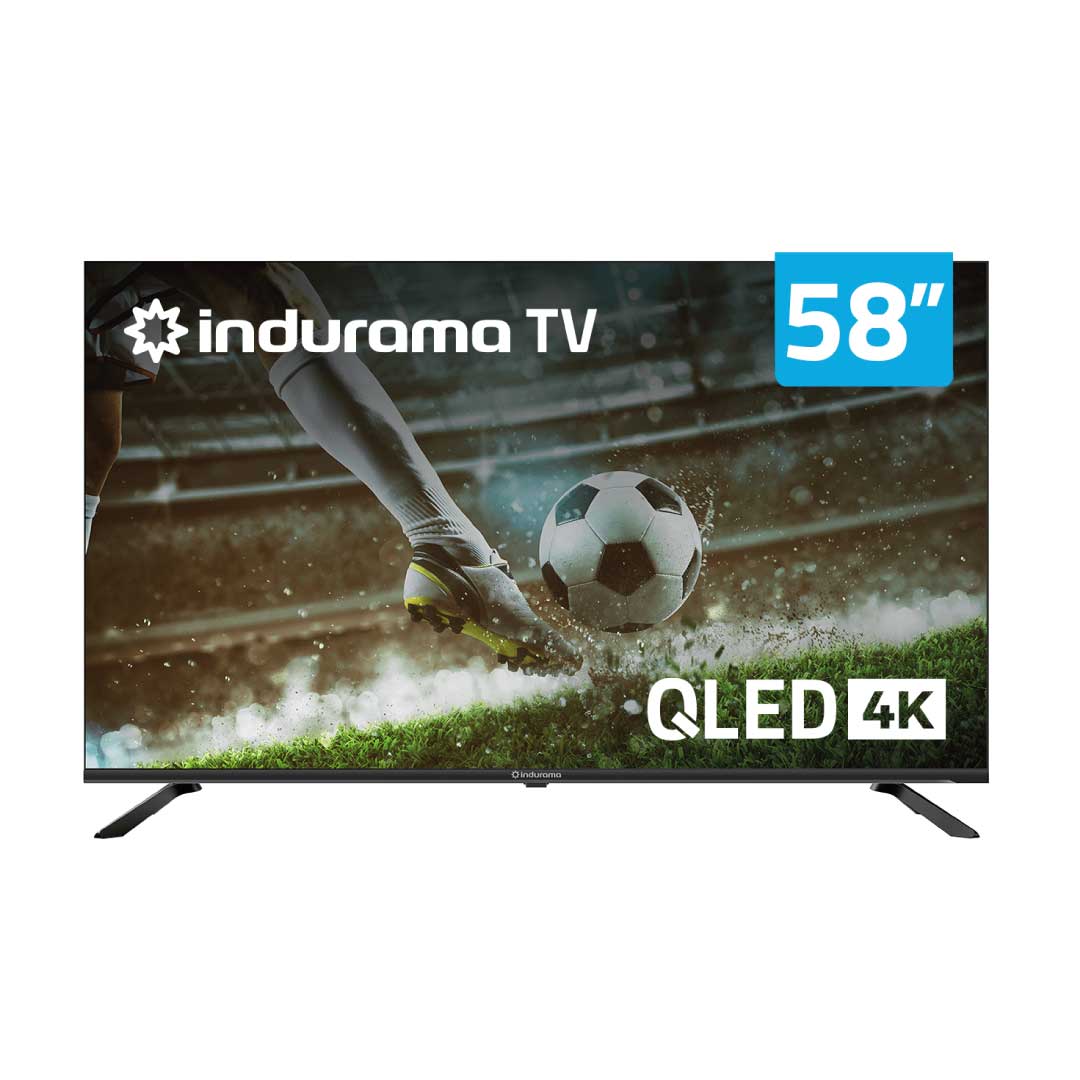 58qledindu TV INDURAMA 58TIKN3UHDQLED GOOGLE TV 5.0 - Image 1